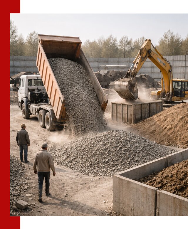 Доставка нерудных материалов с погрузкой и разгрузкой в Лангепасе