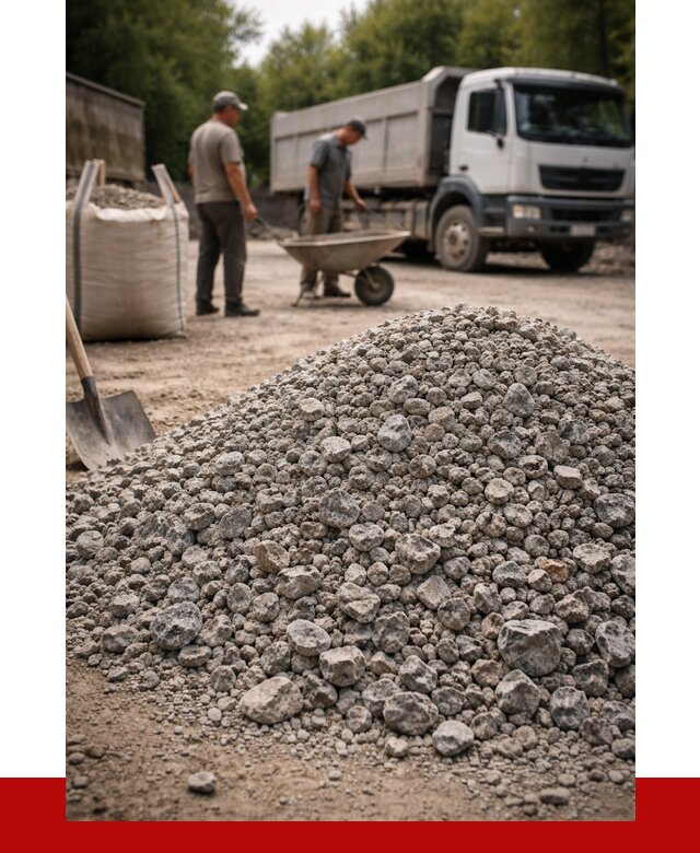 Гранитный щебень фракция 20-40 в Лангепасе от 3232 руб. ПРОНЕРУДЛнг