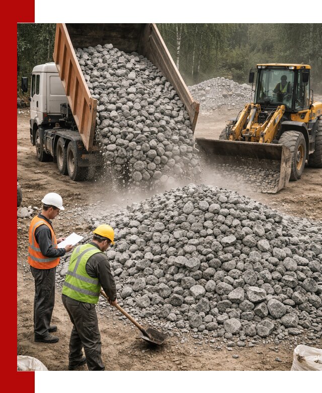 Гранитный щебень фракция 70-150 доставка в Лангепасе