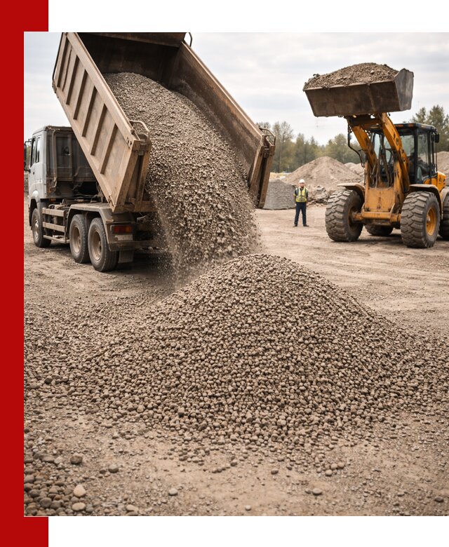Гравийный щебень фракция 3–10 с доставкой в Лангепасе