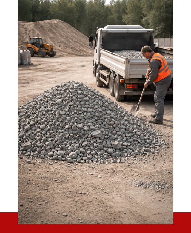 Гравийный щебень фракция 5-10 в Лангепасе от 2222 р. | ПРОНЕРУДЛнг