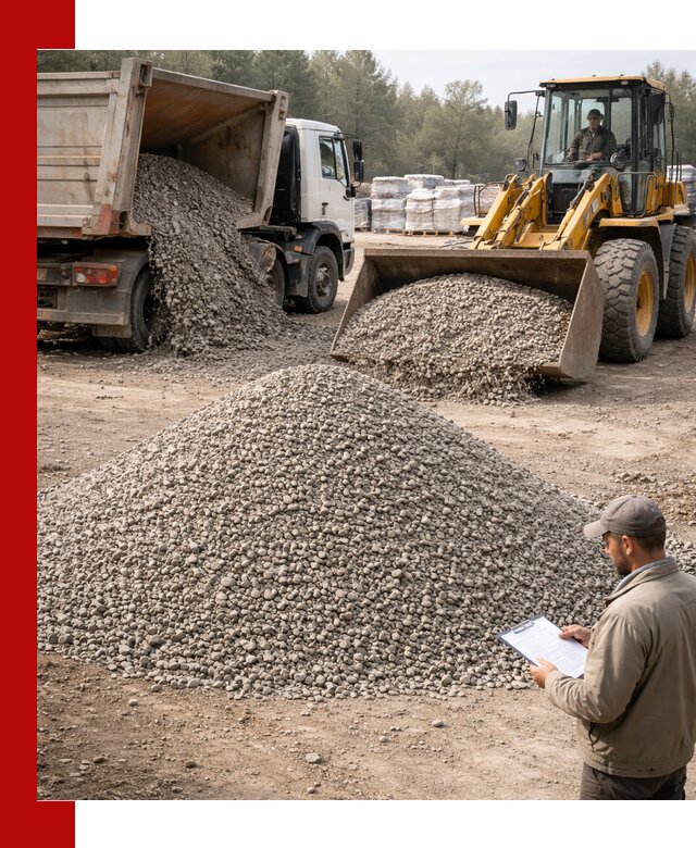 Гравийный щебень фракция 5–10 с доставкой в Лангепасе