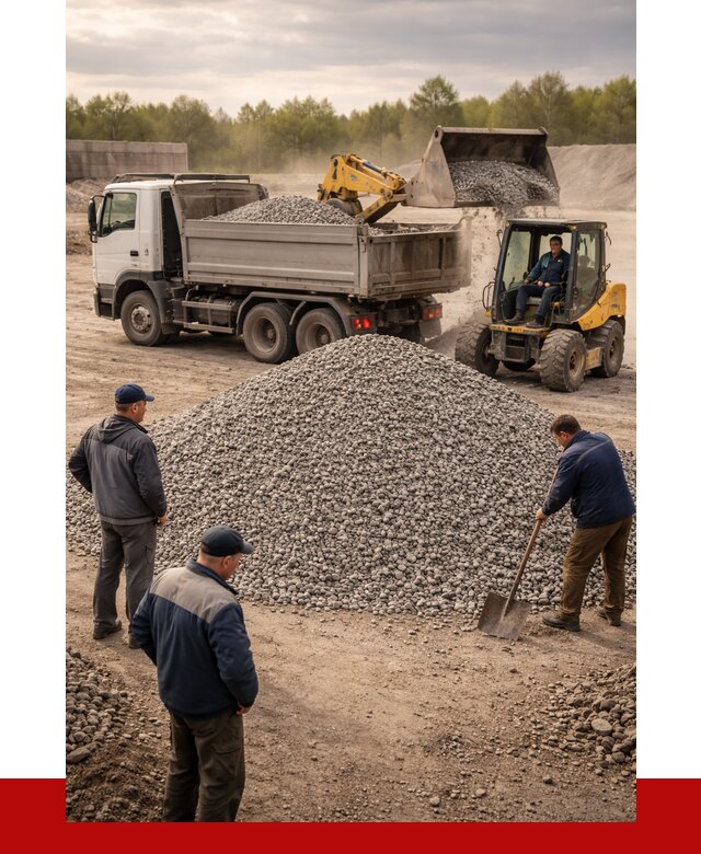 Гравийный щебень фракция 5-20 в Лангепасе от 2424 р. ПРОНЕРУДЛнг