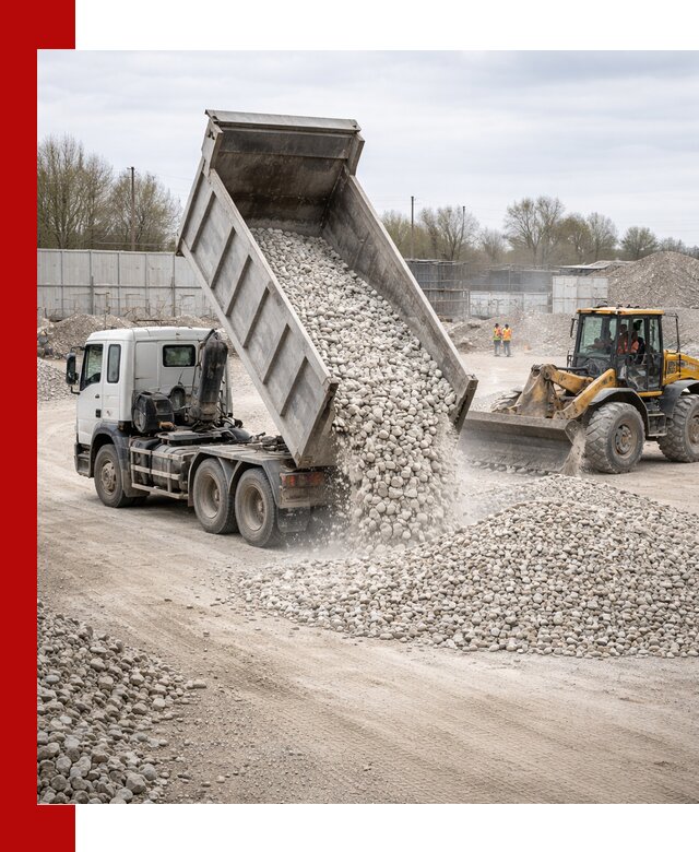 Доставка и продажа известнякового щебня в Лангепасе