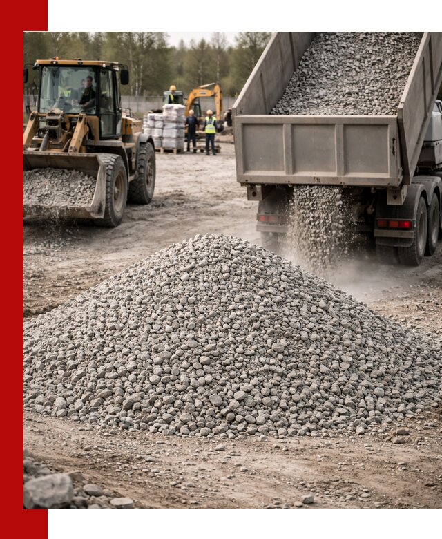 Вторичный щебень фракции 5-20 в Лангепасе — доставка и продажа крупнотоннажно