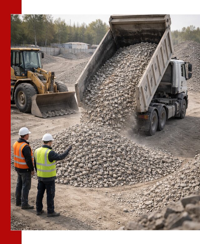 Вторичный щебень фракция 40–70 доставка в Лангепасе