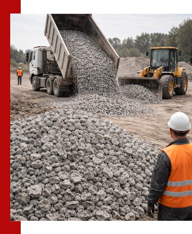 Доставка бетонного щебня фракции 20-40 в Лангепасе