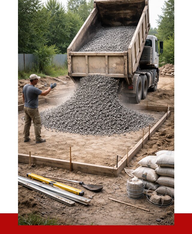 Купить щебень для фундамента в Лангепасе от 4545 р. | ПРОНЕРУДЛнг