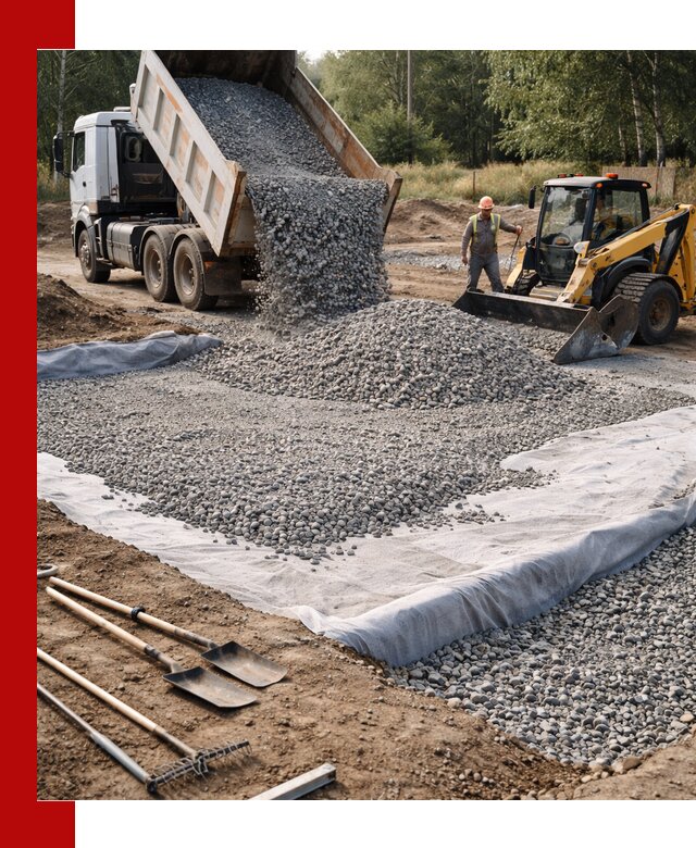 Щебень для фундамента с доставкой в Лангепасе