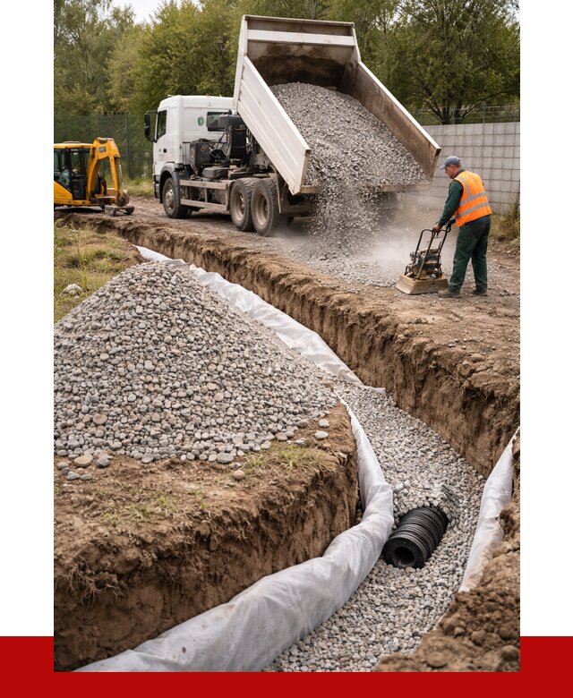 Щебень для дренажа в Лангепасе от 1869 р., ПРОНЕРУДЛнг доставка