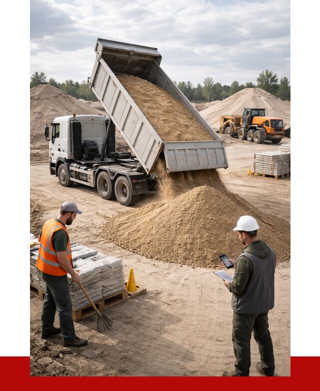 Карьерный песок с доставкой в Лангепасе от 3636 р. ПРОНЕРУДЛнг