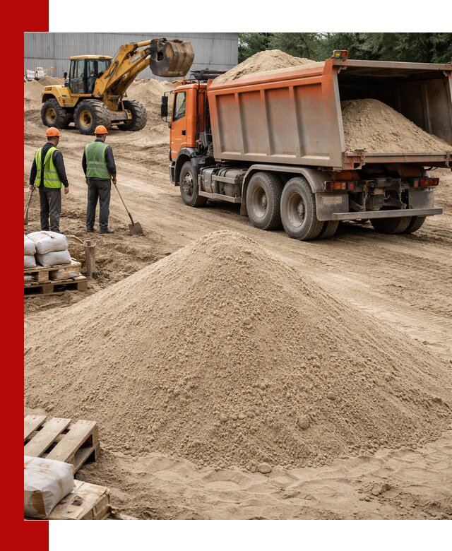Доставка и продажа мытого речного песка в Лангепасе