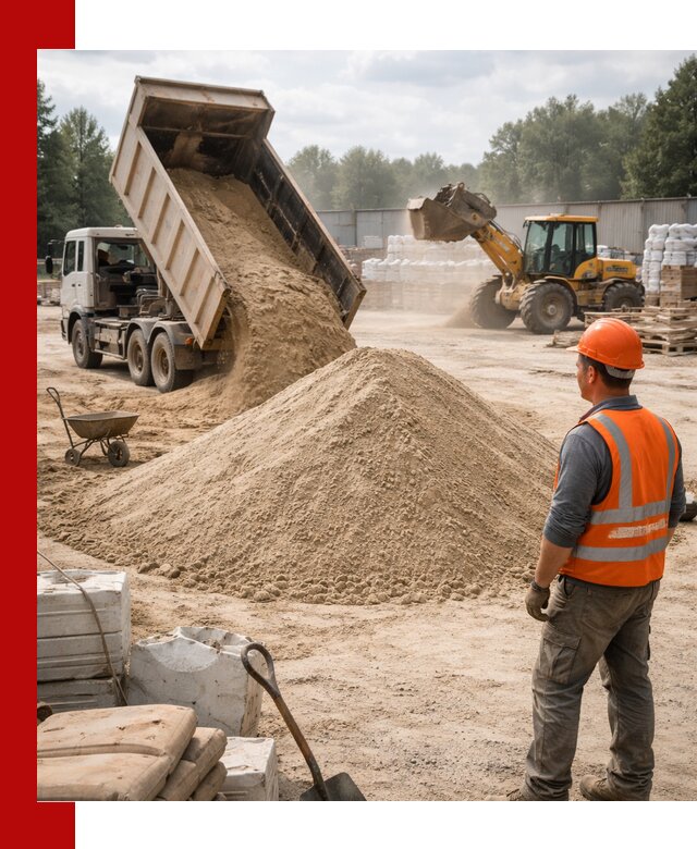 Доставка строительного песка с самосвалом в Лангепасе
