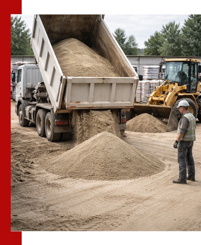 Поставка и доставка песка для бетона в Лангепасе