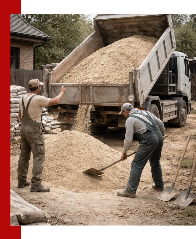 Песок для штукатурки с доставкой в Лангепасе качественный и чистый