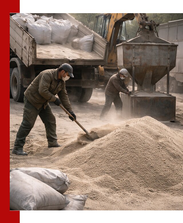 Кварцевый песок для пескоструя в Лангепасе — доставка и качество