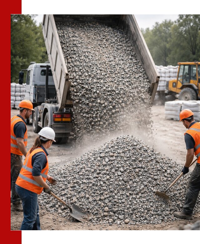 Доставка гравия и камня в Лангепасе оптом и в розницу