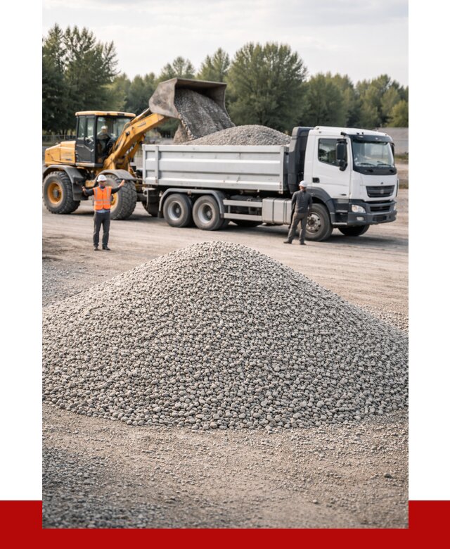 Купить мытый гравий в Лангепасе от 3535 р, доставка ПРОНЕРУДЛнг