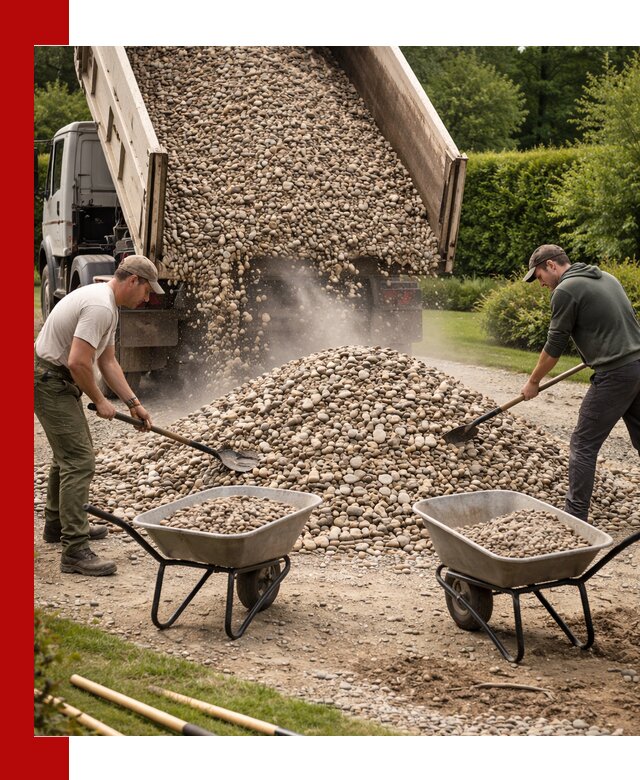 Доставка и продажа декоративной гальки в Лангепасе