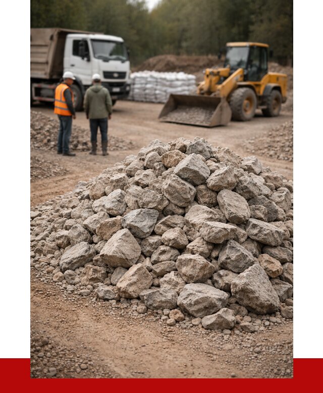 Купить бутовый камень с доставкой в Лангепасе от 2323 р. | ПРОНЕРУДЛнг