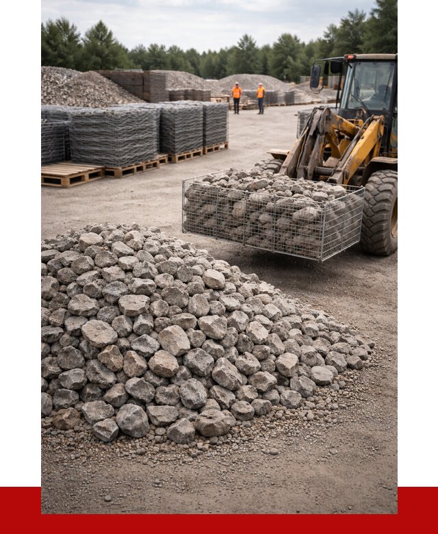 Камень для габионов фракция 70-150 в Лангепасе от 4242 р. | ПРОНЕРУДЛнг