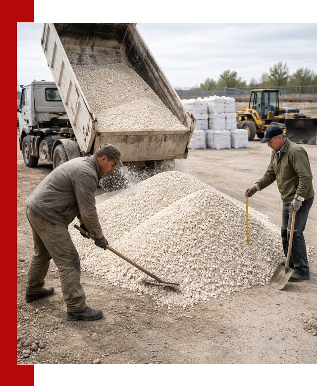 Мраморная крошка с доставкой и разгрузкой в Лангепасе