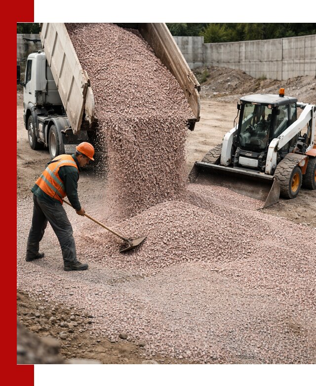 Крошка розовый гранит с доставкой в Лангепасе от производителя