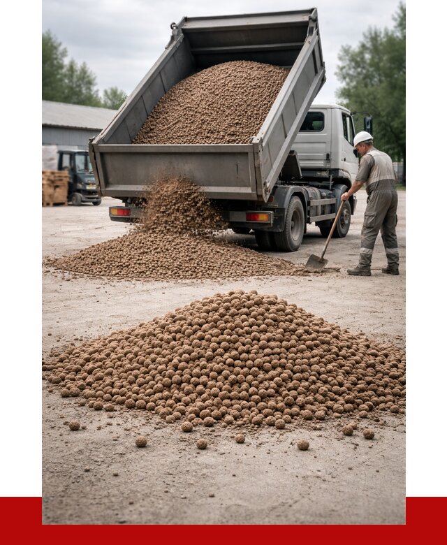 Керамзит с доставкой в Лангепасе от 4242 р. за м3 | ПРОНЕРУДЛнг