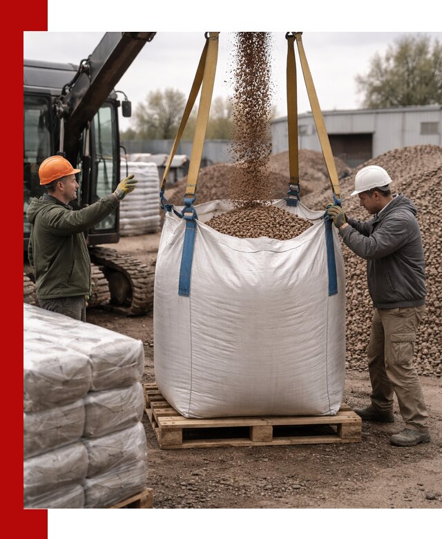 Керамзит в биг-бегах с доставкой в Лангепасе