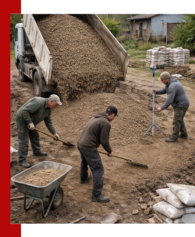 Керамзитовый песок с доставкой в Лангепасе оптом и в розницу