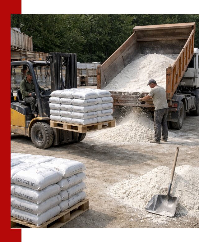 Доставка строительной извести оптом и в розницу в Лангепасе