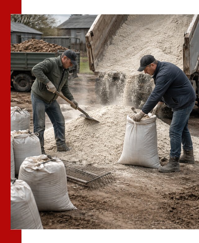 Доставка извести пушонки в Лангепасе оптом и мелким оптом