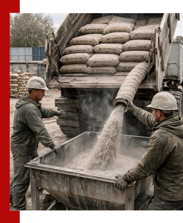 Доставка цемента М400 в Лангепасе оптом и в розницу