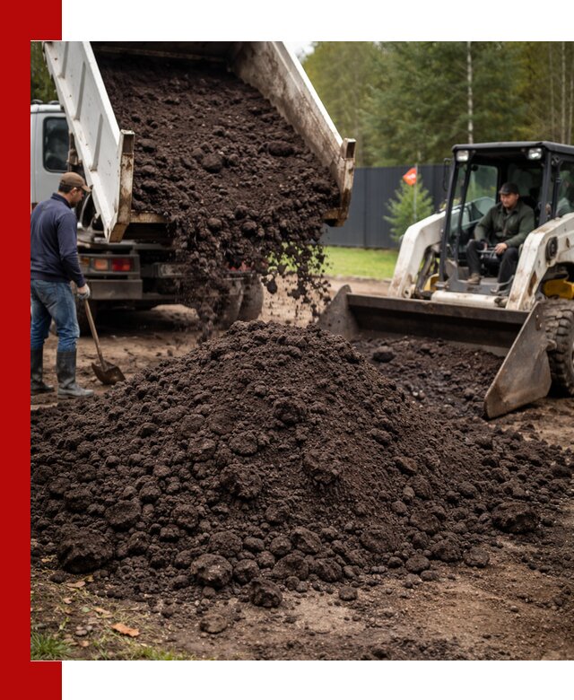 Плодородный грунт с доставкой в Лангепасе для садов и огородов