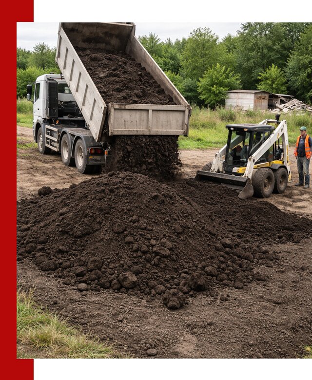 Поставка плодородной земли с доставкой самосвалом в Лангепасе