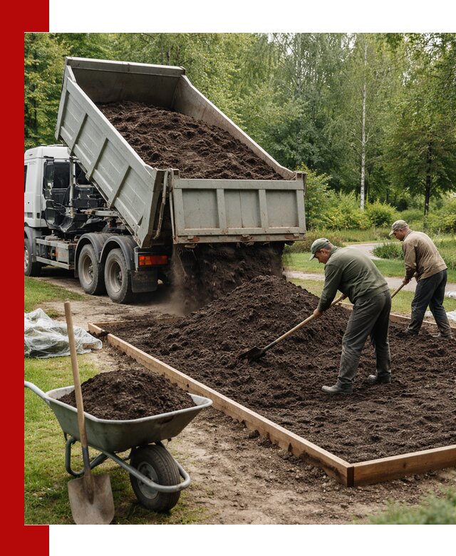 Доставка грунта для озеленения и благоустройства в Лангепасе