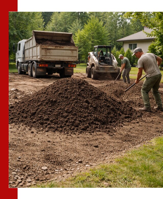 Доставка и укладка грунта для газона в Лангепасе