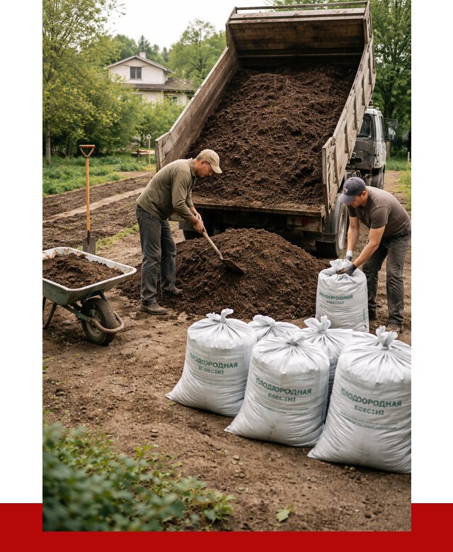 Плодородная смесь в Лангепасе от 4242 р./куб с доставкой | ПРОНЕРУДЛнг