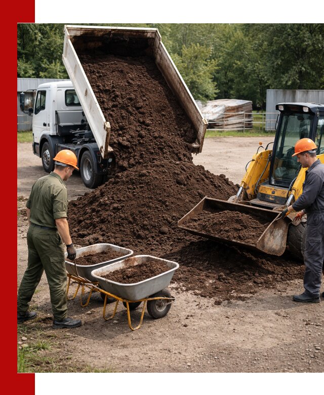 Доставка торфо-земляной смеси в Лангепасе для огорода и ландшафта
