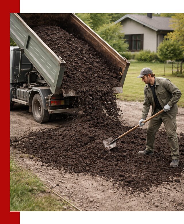Чернозем для газона с доставкой в Лангепасе быстро и качественно