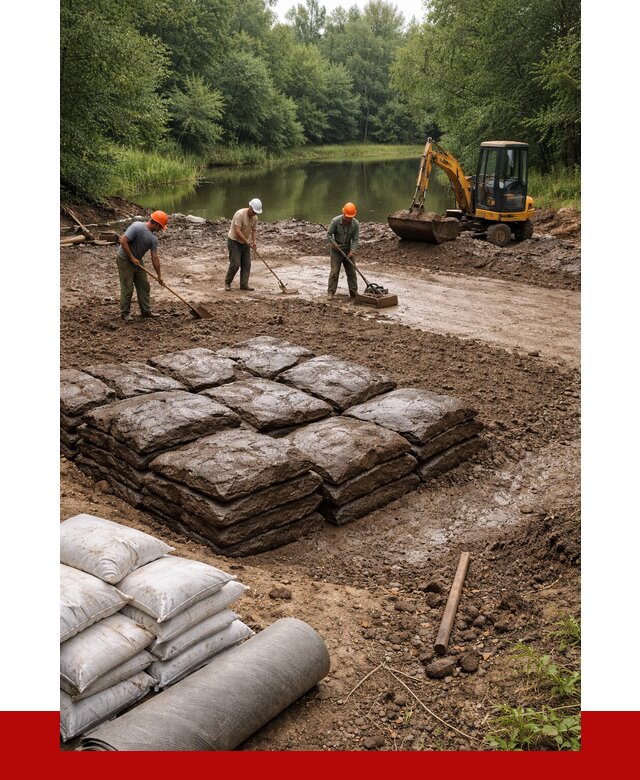 Купить глину для пруда в Лангепасе от 4545 р. с доставкой | ПРОНЕРУДЛнг