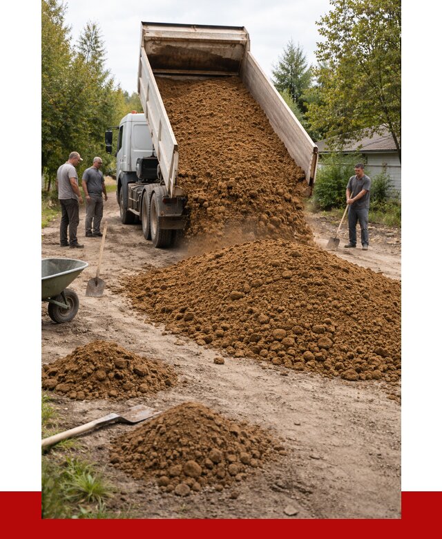 Купить суглинок с доставкой в Лангепасе от 2525 р. за куб | ПРОНЕРУДЛнг