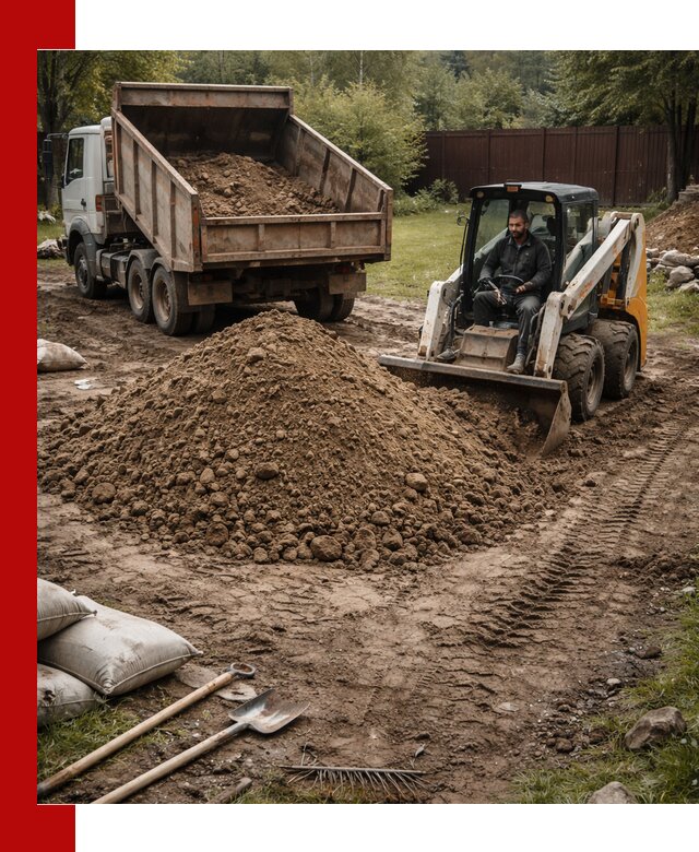 Суглинок для планировки участков в Лангепасе с доставкой и выгрузкой