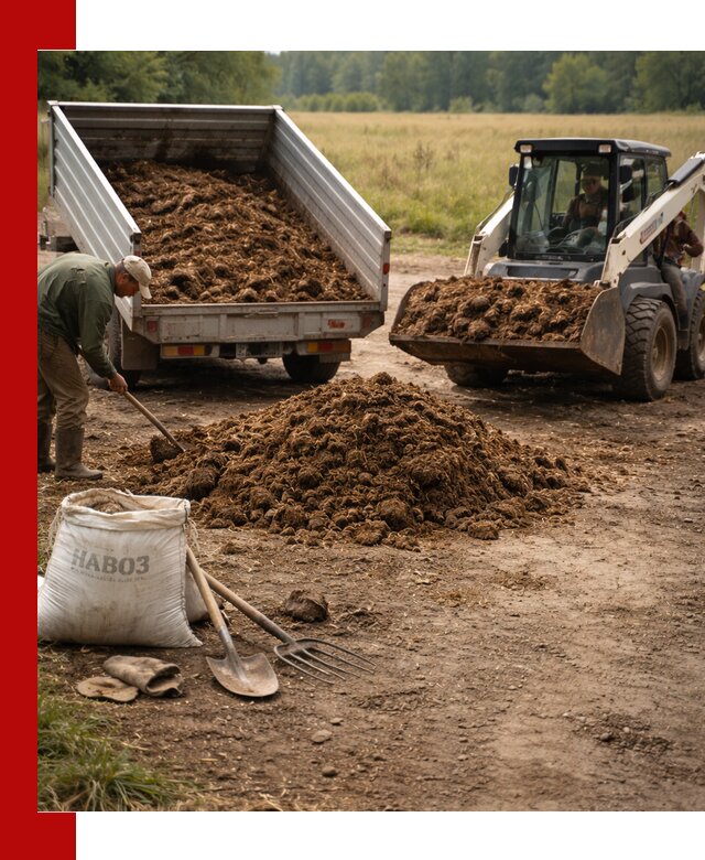 Доставка конского навоза в Лангепасе с разгрузкой и доставкой на объект