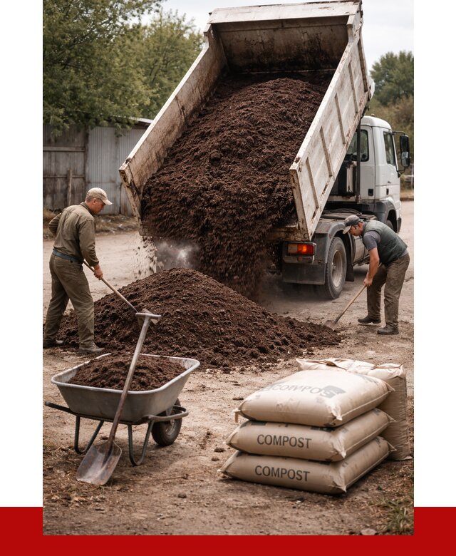 Купить компост в Лангепасе от 4242 р. за куб с доставкой | ПРОНЕРУДЛнг