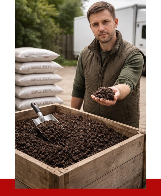 Купить биогумус в Лангепасе с доставкой от 8585 р. за куб | ПРОНЕРУДЛнг