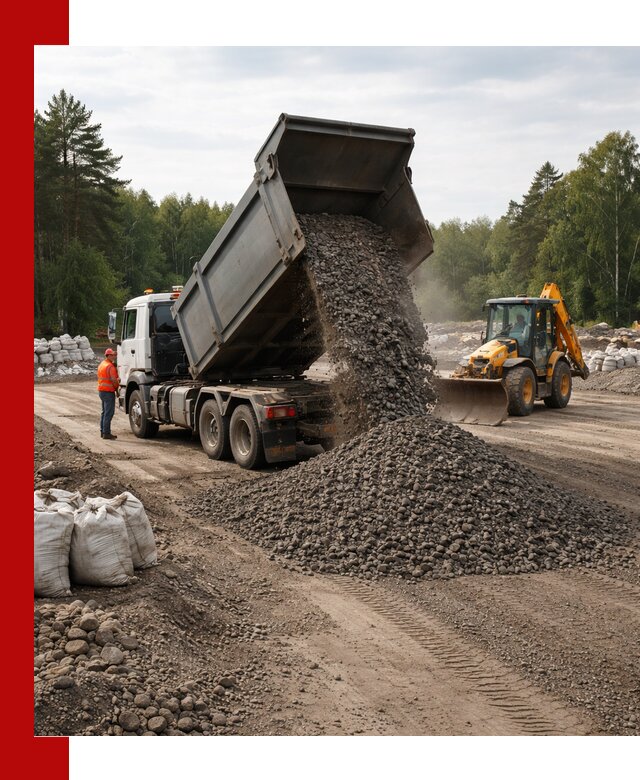 Доставка дробленого асфальта в Лангепасе для дорожных работ