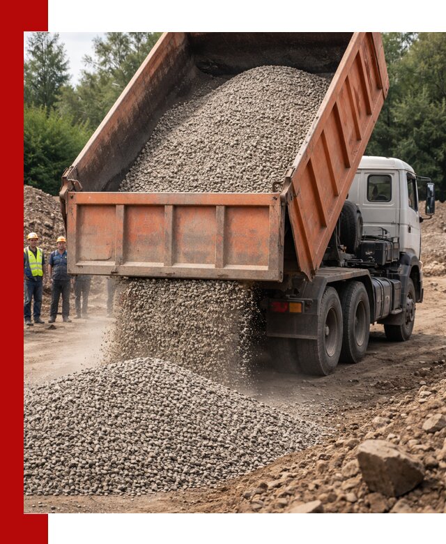 Доставка сыпучих материалов самосвалом в Лангепасе быстро и надежно