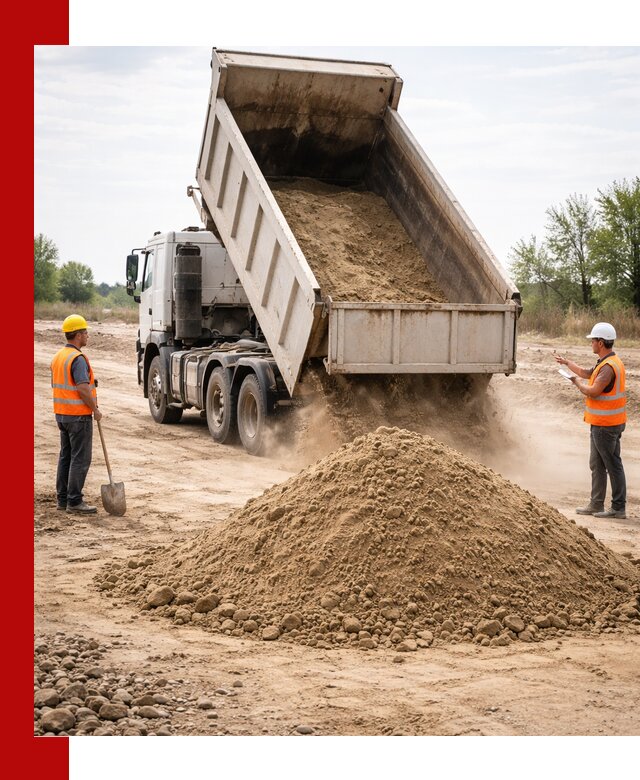 Доставка самосвалом 15 кубов в Лангепасе за город и по городу