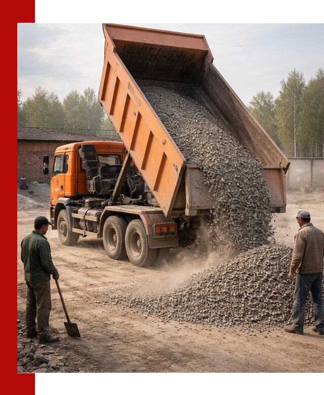 Доставка самосвалом 20 м3 в Лангепасе быстро и надежно